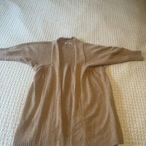 Ladies Vertigo Paris Cardigan Sweater, Beige in color Size Large...Super Cute!